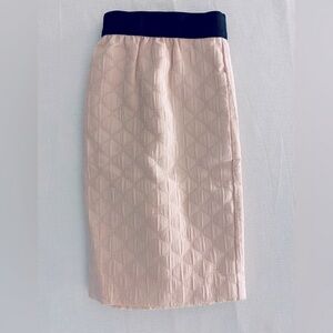 Vintage LOFT Pink Metallic Jacquard Mini Skirt 🩰